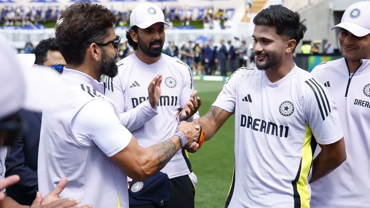 Nitish Kumar Reddy and Virat Kohli