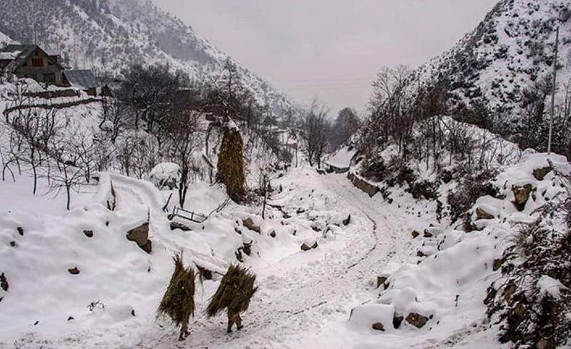 kashmir snowfall