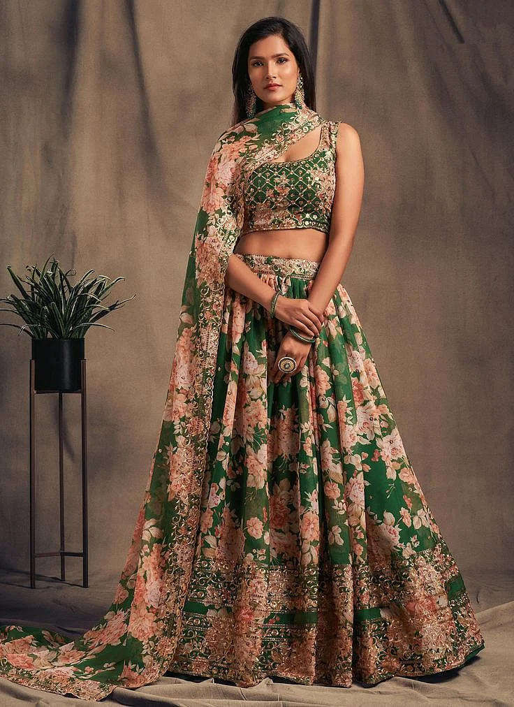 floral lehenga 2