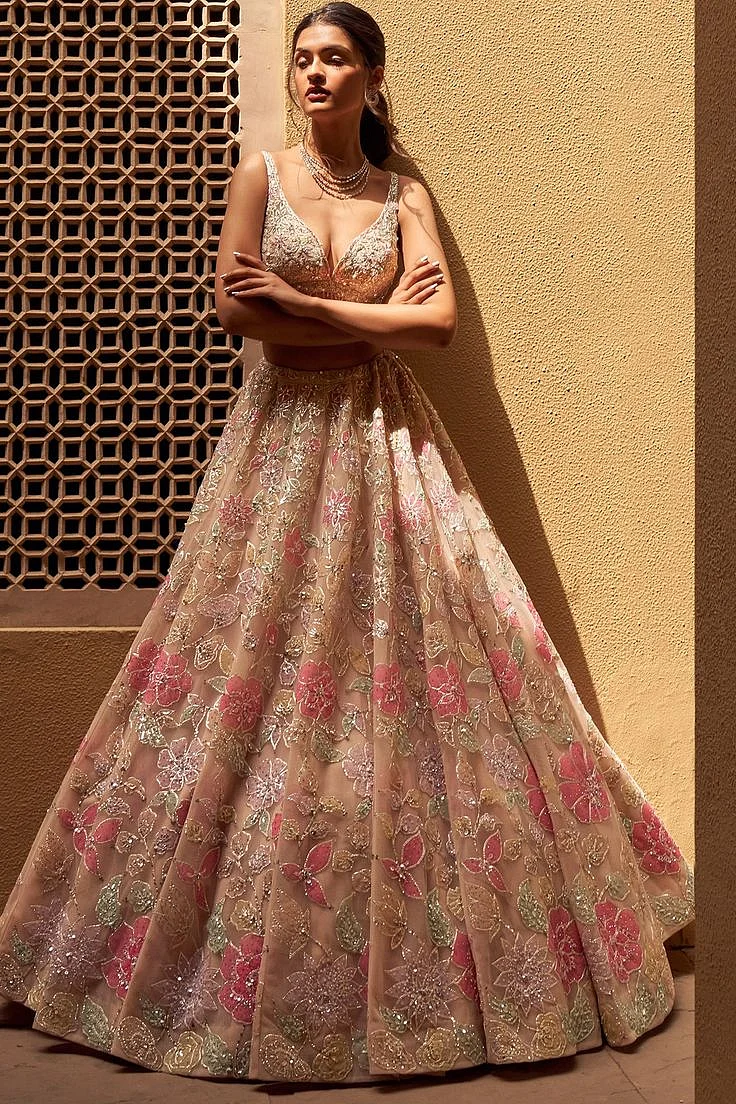floral lehenga 7