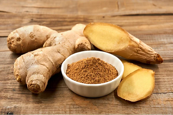 Ginger for dry mouth