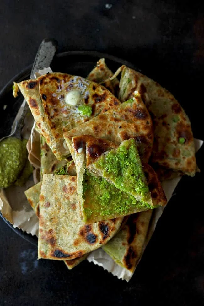 Matar Paratha