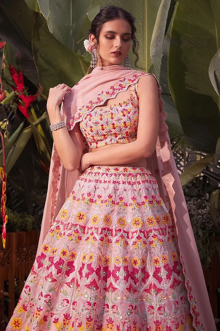 floral lehenga 8