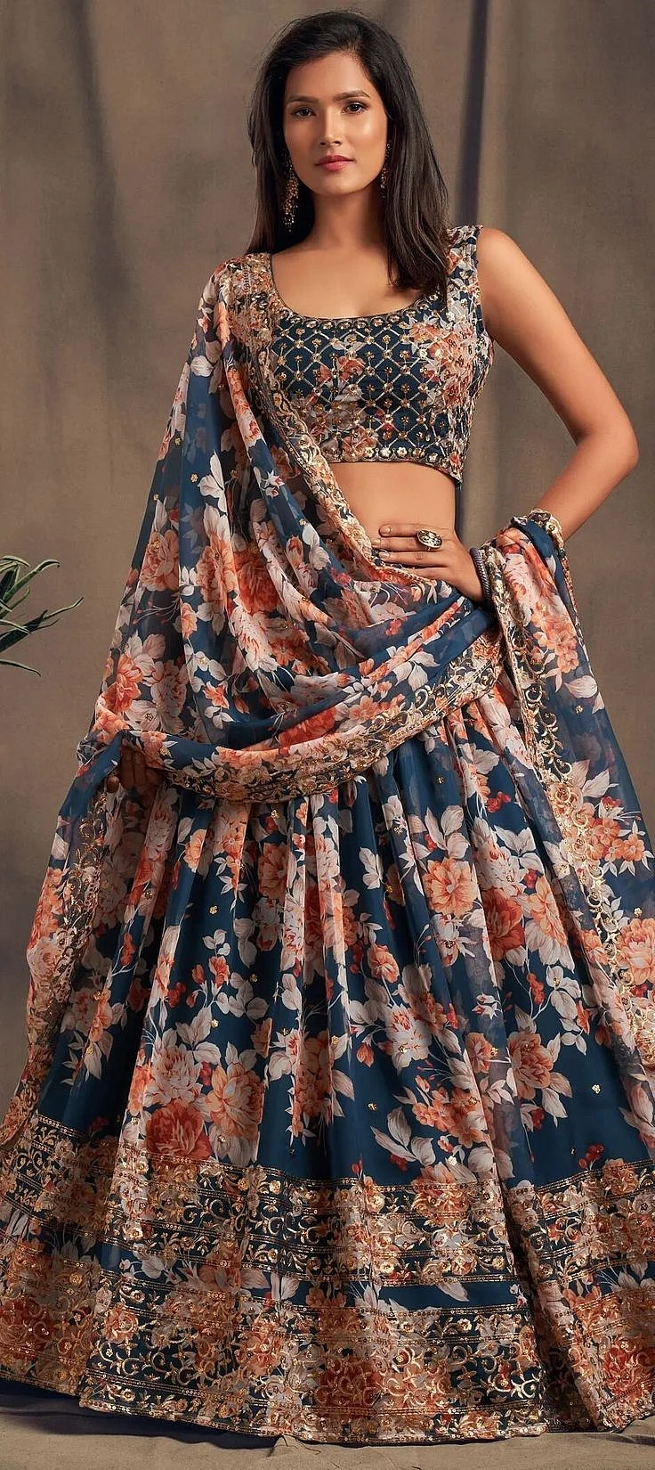floral lehenga 6