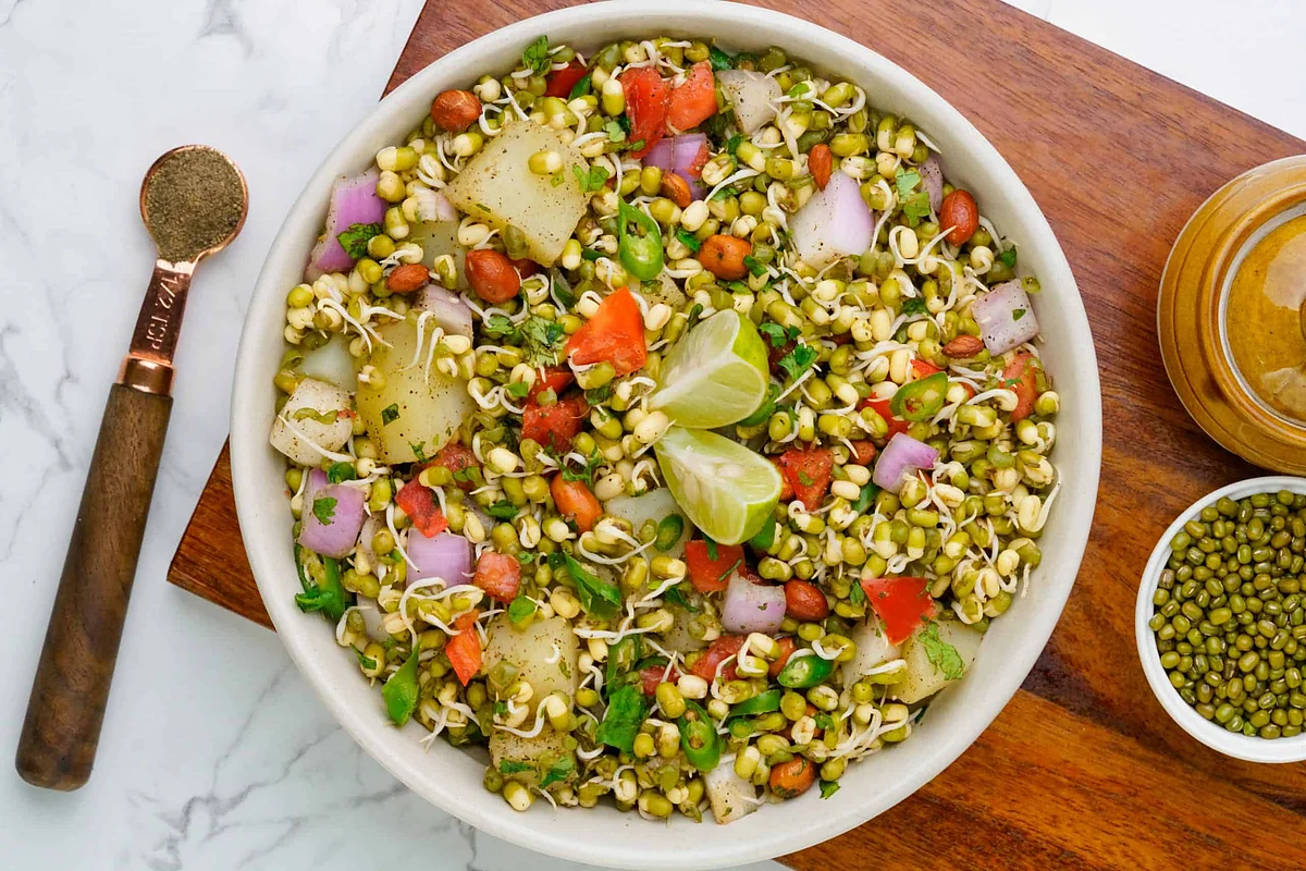 Moong Sprout Salad 3 scaled