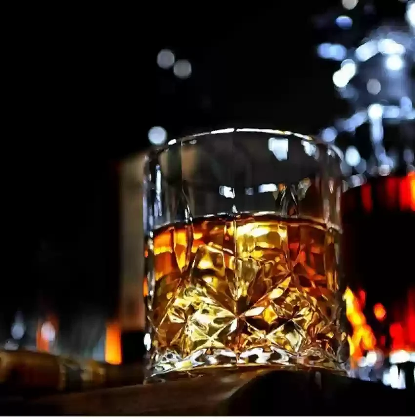 premium whiskey scotch glass set 2 bourbon liquor and cocktail original