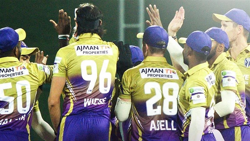 Jaffna Titans players celebrating
