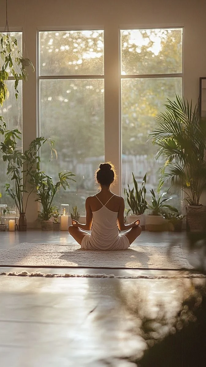 Morning Meditation Finding Peace in a Serene Space