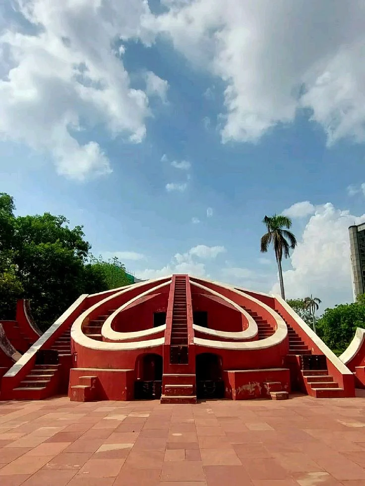 Jantar Mantar Sun dial New Delhi India