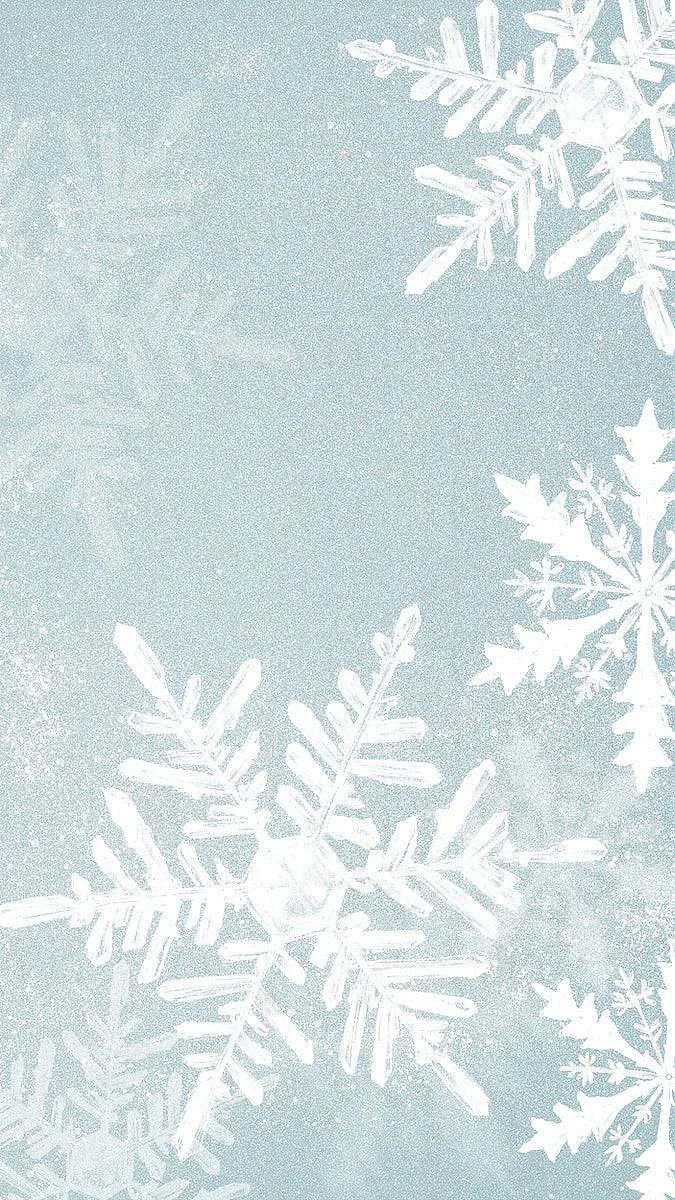 Download premium image of Winter snowflake illustration on blue background by Busbus about christmas wallpaper iphone winter christmas wallpaper christmas and instagram story background 3065392