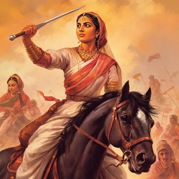 Premium Photo Rani lakshmi bai patriotism woman