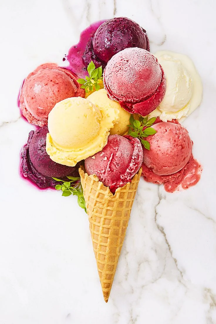 Easiest Ever Fruit and Coconut Ice Cream