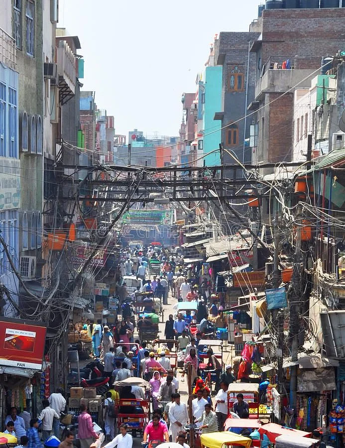 Chandni Chowk Market in New Delhi India Editorial Photo Image of asia busy 26230926
