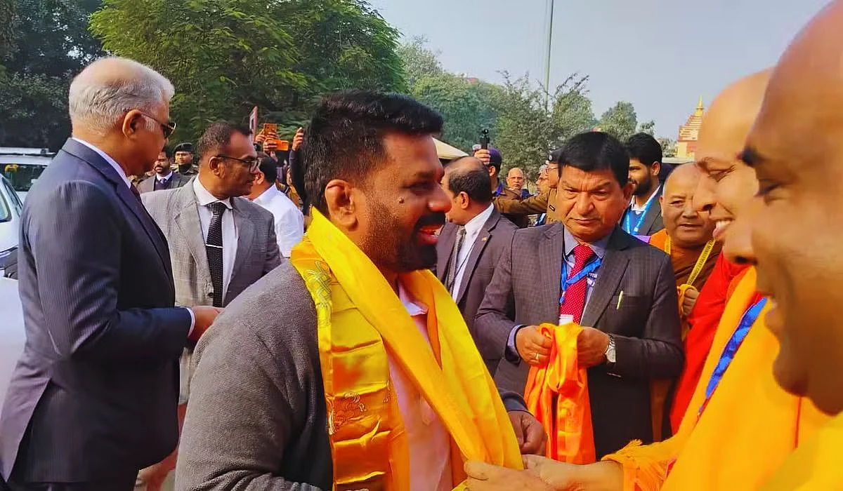 anura dissanayake reached gaya