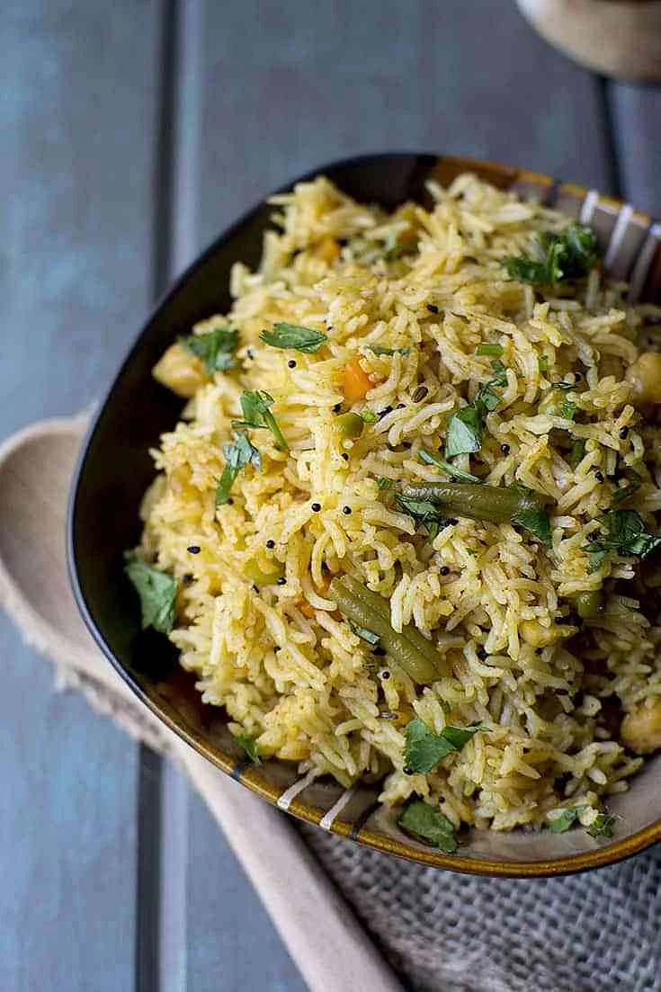 Veg Pulav Recipe 6u