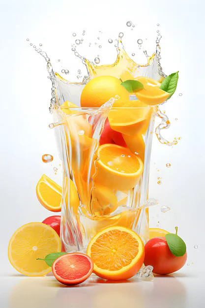 3d image fruit juice white background932514 4486