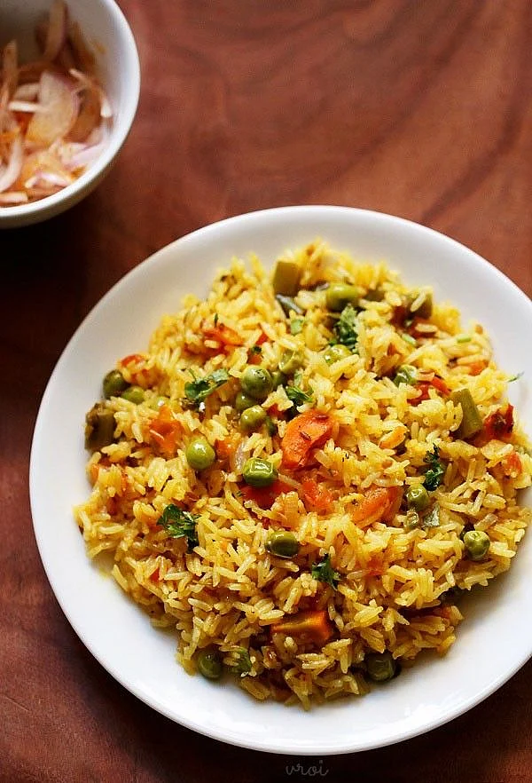 Veg Pulav Recipe 7