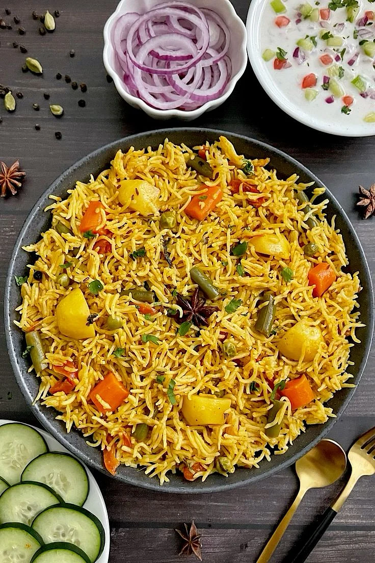 Veg Pulav Recipe 2