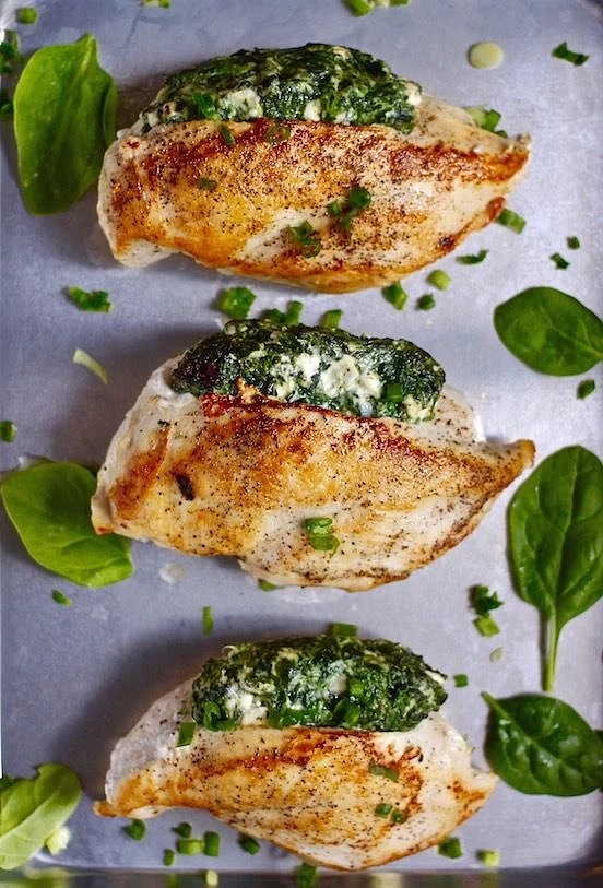 Spinach Stuffed Chicken Breasts