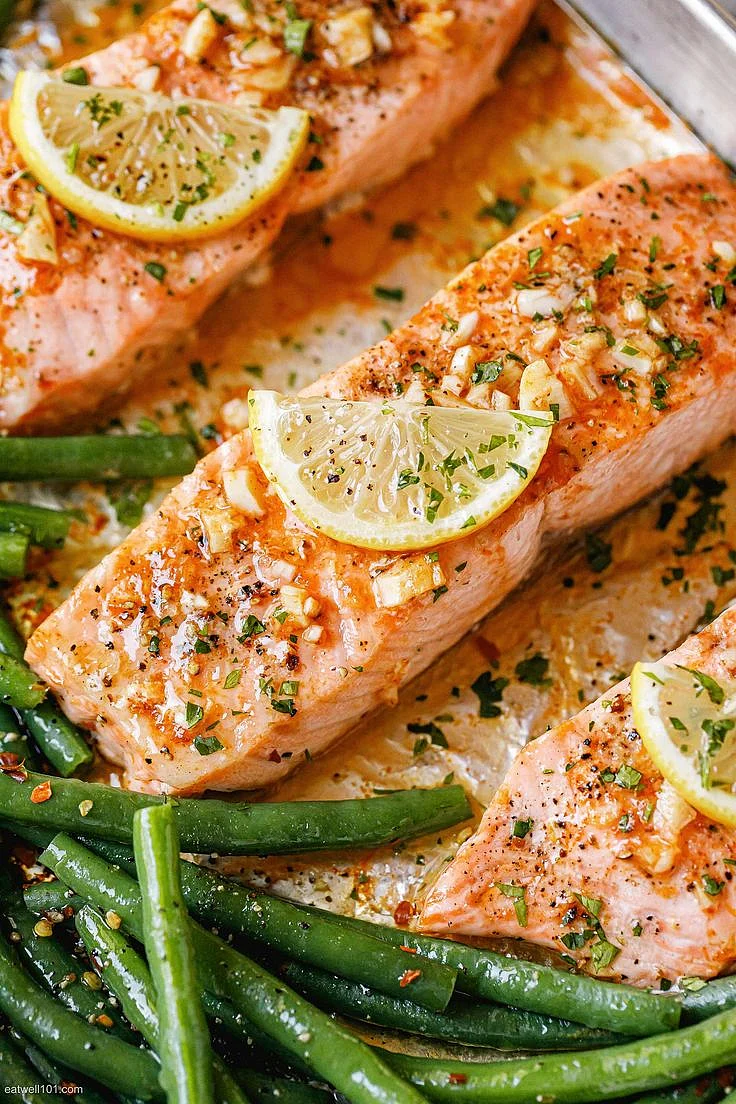 Garlic Butter Baked Salmon