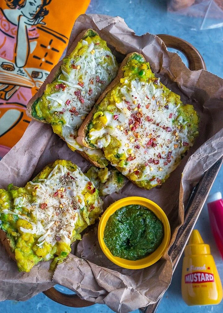 Idaho® Potato Chili Garlic Masala Toast