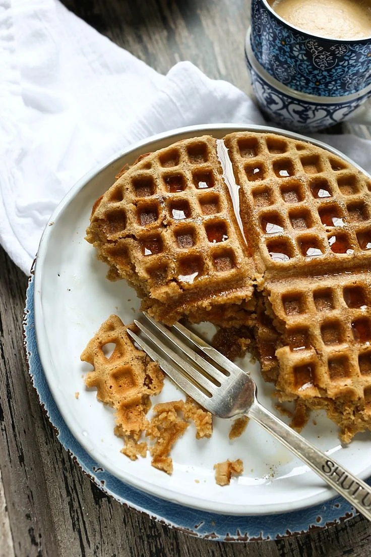 Vegan Gluten Free Chai Spiced Waffles