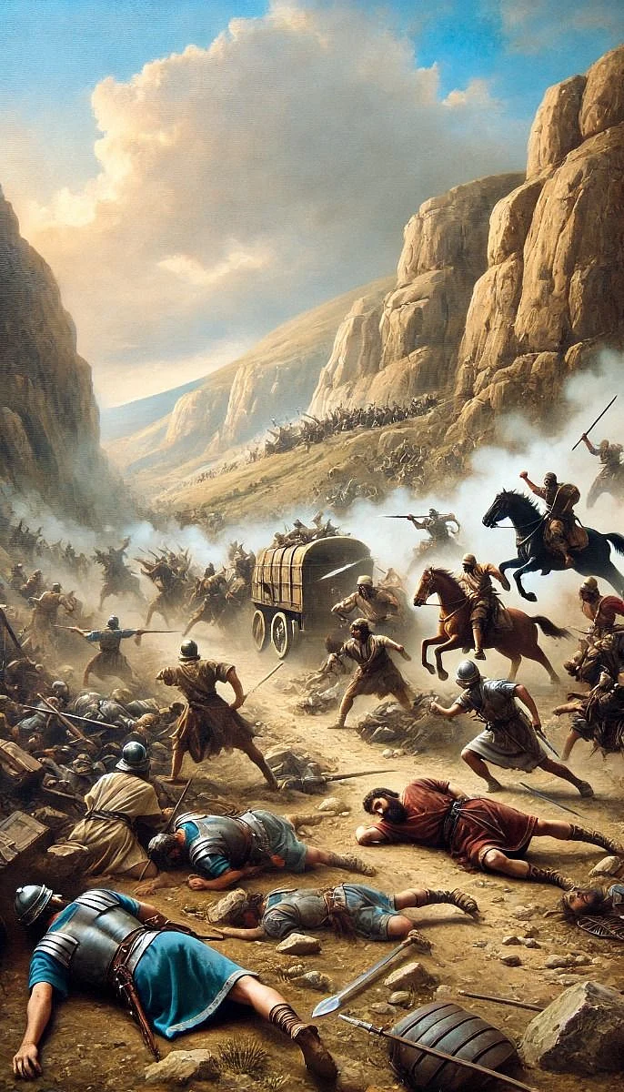 Ambush at Beth Horon Jewish Rebels Strike Roman Forces 66 73 AD