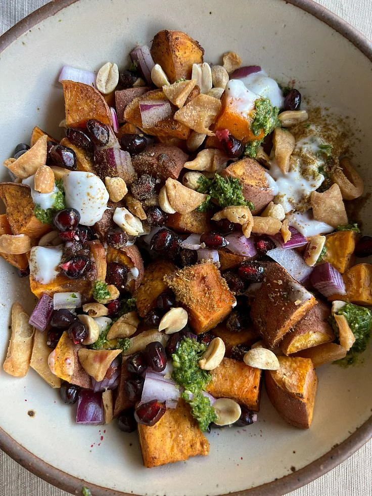 Sweet Potato Chaat 6