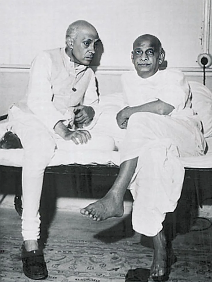 nehru and sardar Vallabhbhai Patel HD photos By Bhushan66