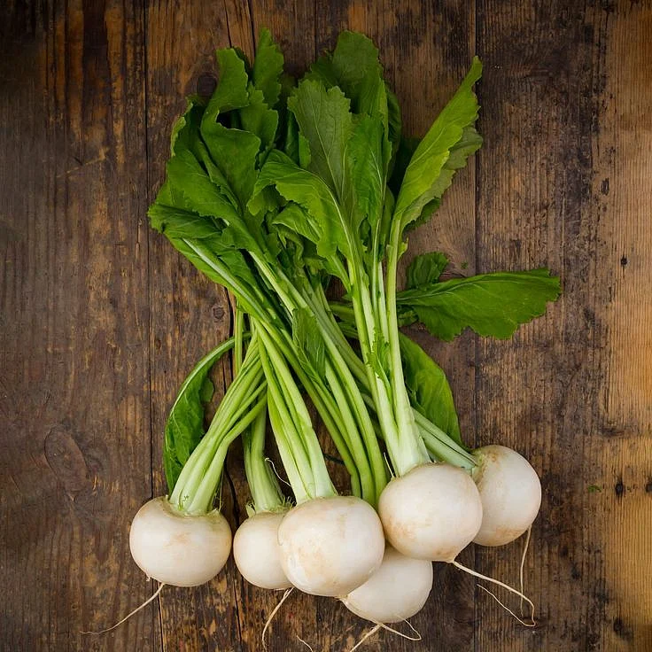 turnip leaves