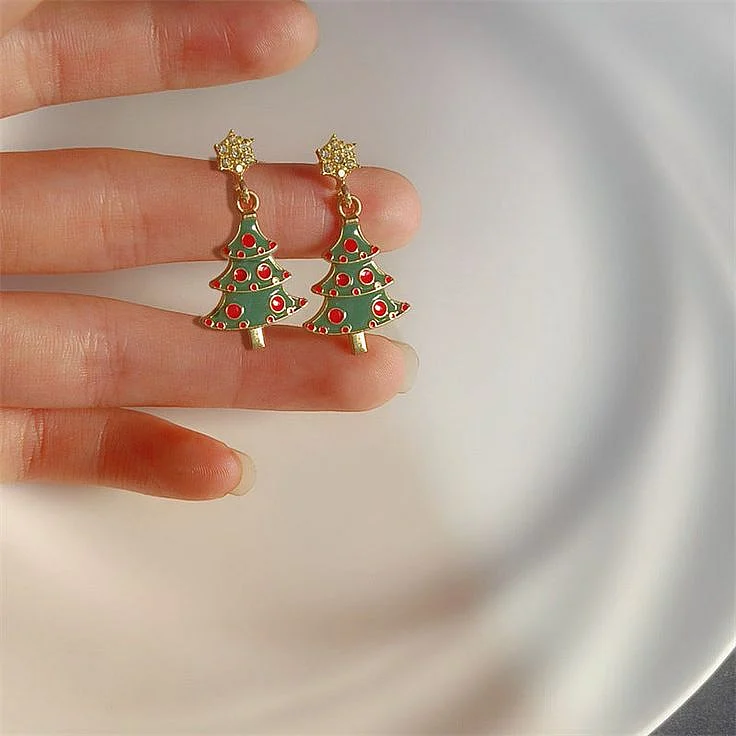 christmas earrings 3
