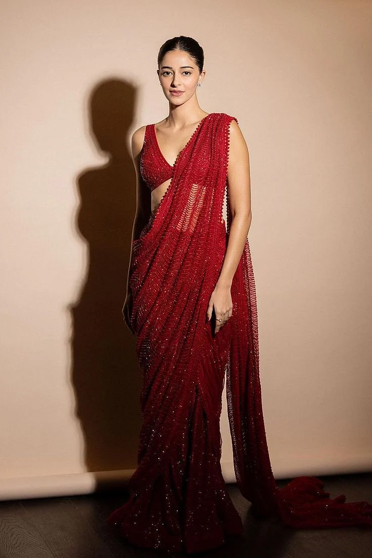 red saree