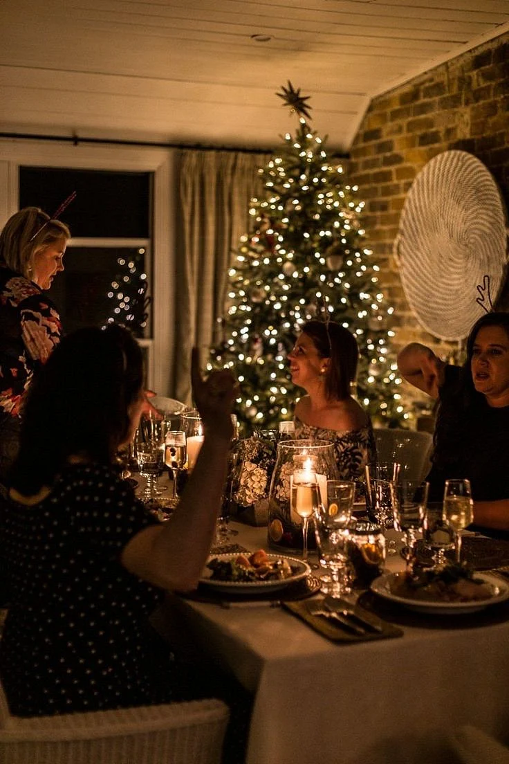 People Celebrate Christmas
