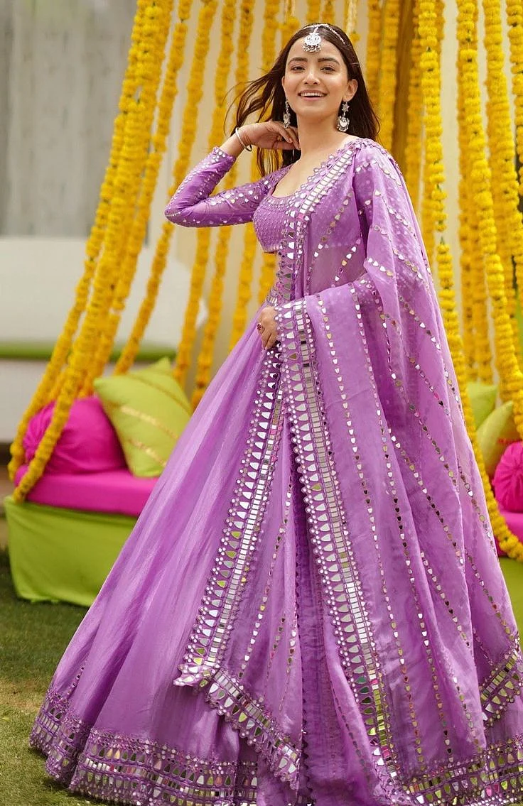 Mirror Work Dupatta