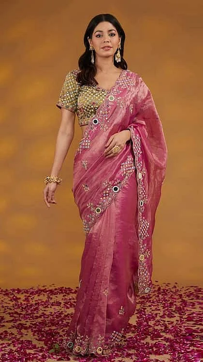 Pink Saree 2