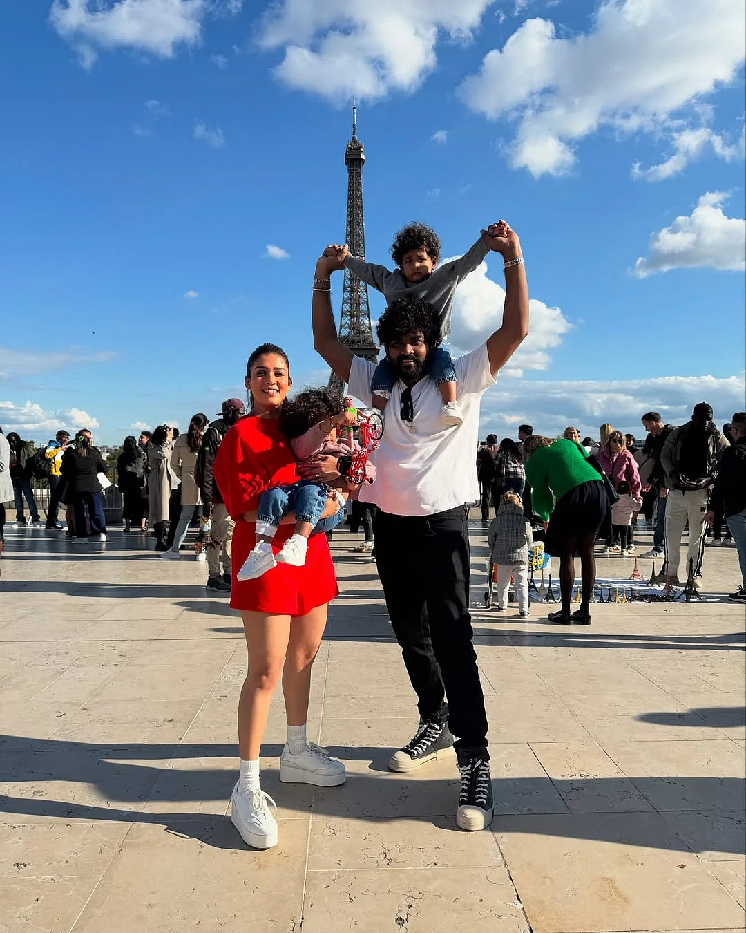 Sweet little moments from the best holiday we have ever had Paris n Mykonos will always be super special as we celebrated all the birthdays in the family n got to travel with our babies We couldn’t have had th 5