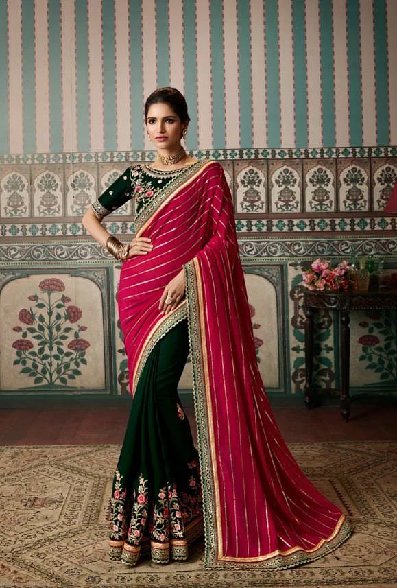 Pink Saree 12