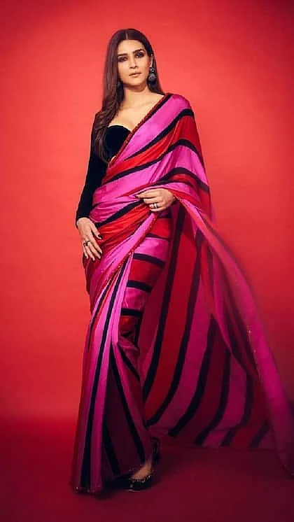 Pink Saree 7
