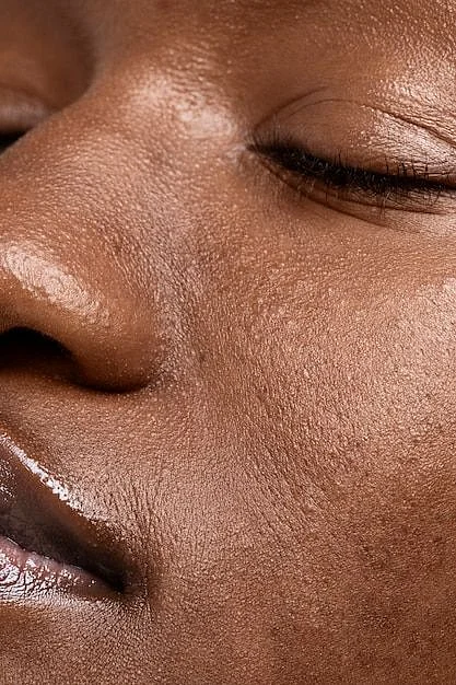 Free Photo Close up on face pores