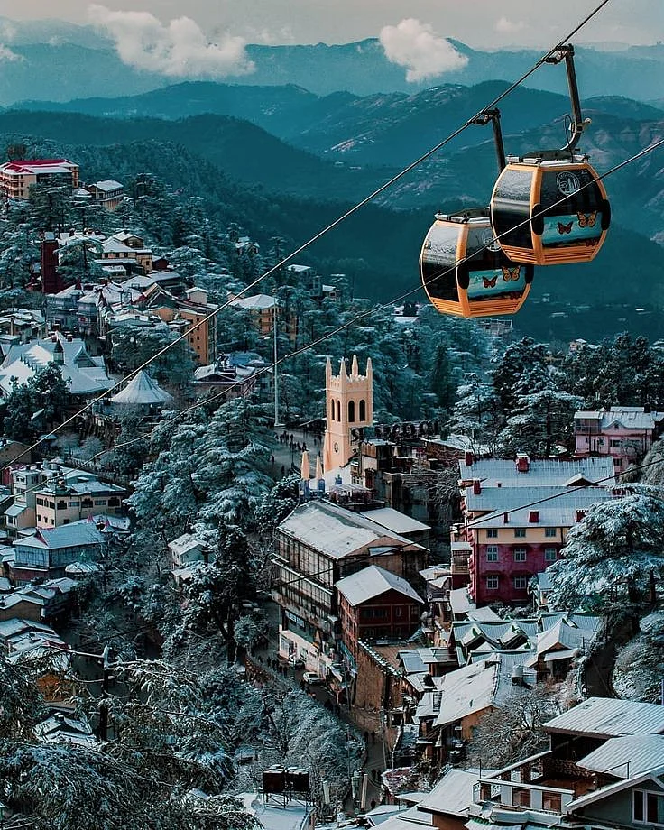 Weekend getaway to Shimla 😍❤ Winter wonderland…