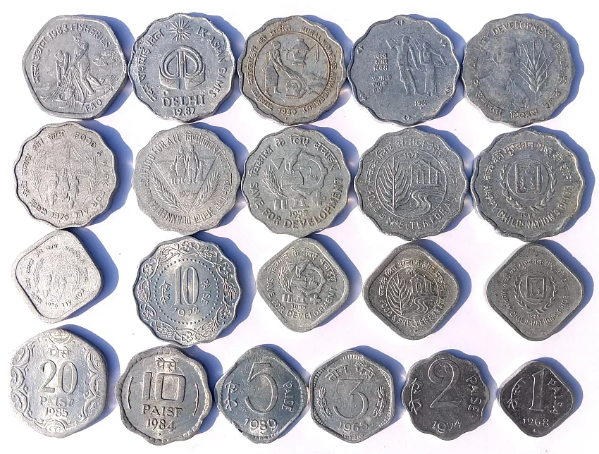 old indian coin collection aluminum commemorative mix coin lot original imagzkfbd2mbh3fh