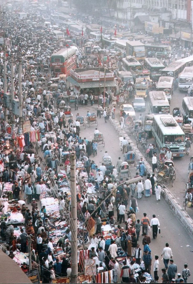 Overpopulation Dhaka Bangladesh There is no…