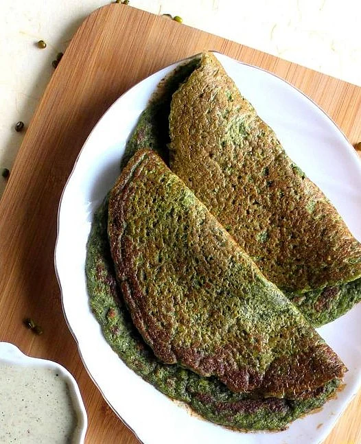 moong palak chilla