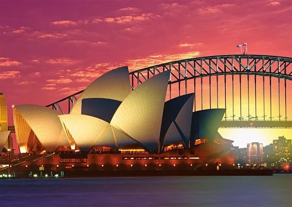 Sydney Opera House Sunset Photo