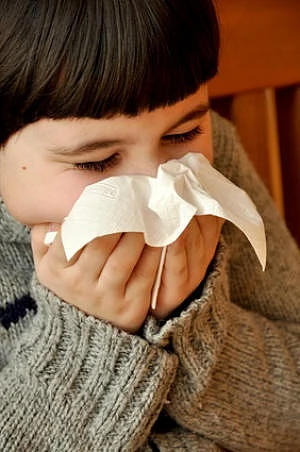 Exposure to school age children ups severity of cold infections