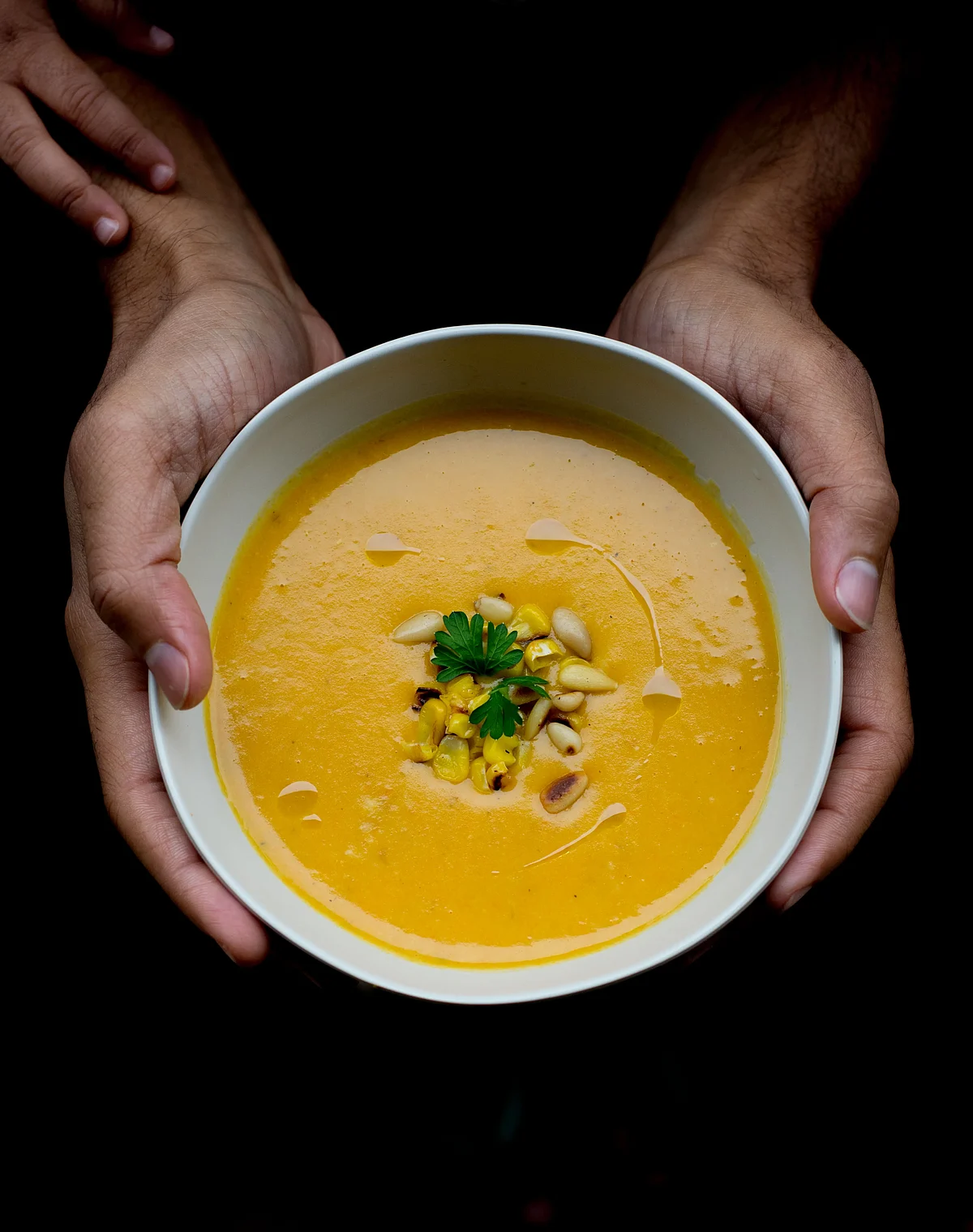 moong dal oats and veggie soup2
