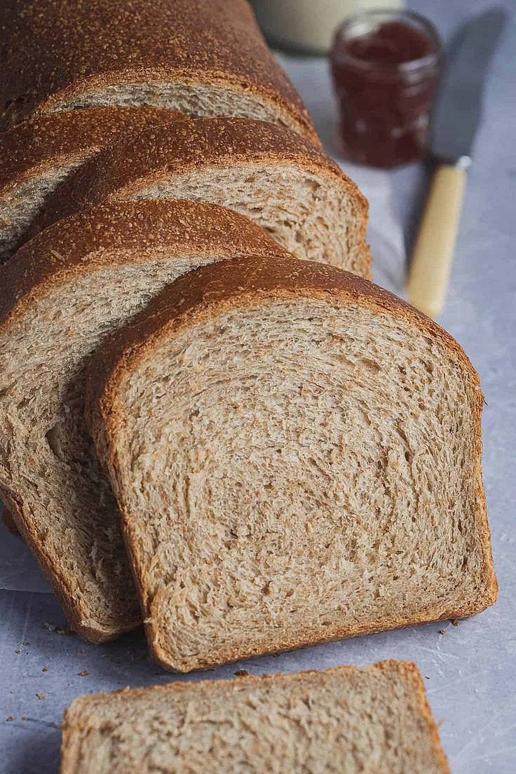 Vegan Wholemeal Sandwich Bread Tangzhong Method