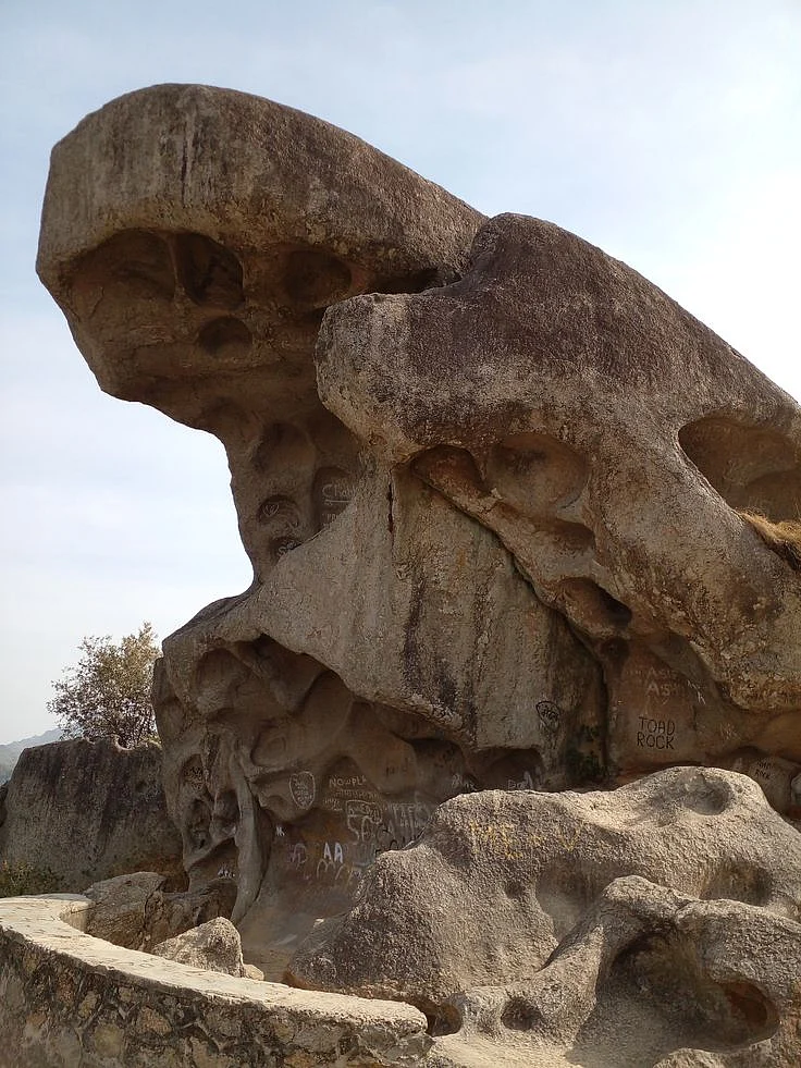 Toad Rock beside Nakki Lake Mount Abu Rajasthan India