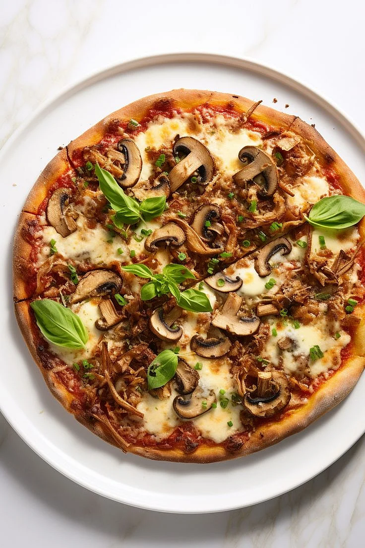 mushroom pizza