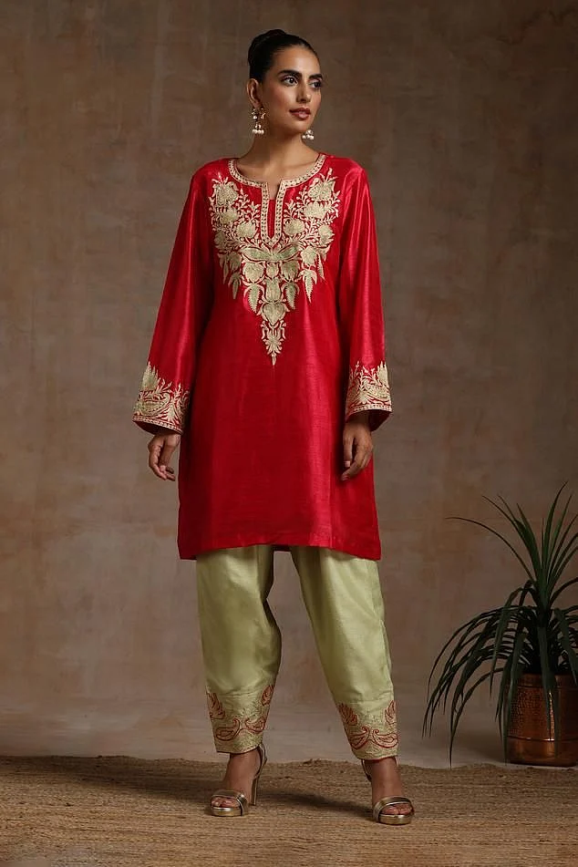 Traditional Kashmiri Pattern Suit